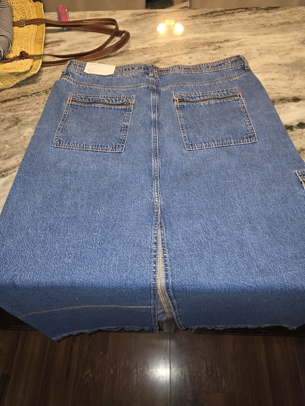 American Eagle Denim Maxi Skirt Sz16